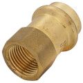 1/2" Copper Press x 3/8" FIP DZR Brass Transition Adapter (Lead Free) in Dubai UAE
