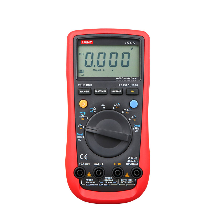 UT109 Automobile Multimeter (Discontinued) - UNI-T Meters | Test & Measurement Tools and Solutions in Dubai UAE